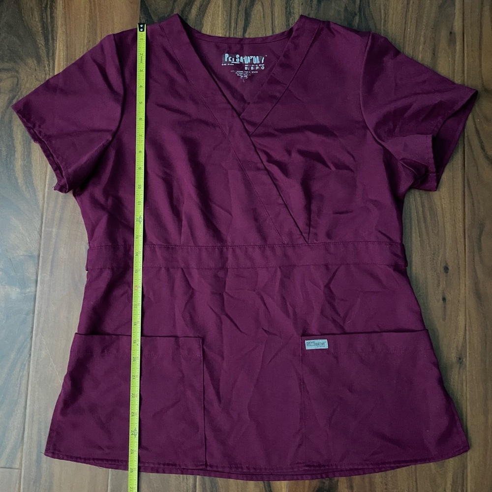 Grey’s Anatomy wine scrub top